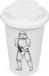 Shepperton Design Original Stormtrooper-mok van keramiek met siliconen deksel (wit)