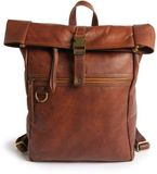 LEABAGS Leren rugzak voor dames en heren, laptopvak 13 inch, echt leer, premium dagrugzak, elegante rugzak voor vrouwen en mannen, leren rugzak