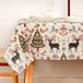 BELUM tafelkleed Kerstmis 250 x 140 cm, hars, vuilafstotend, model Merry Christmas 43 Lurex