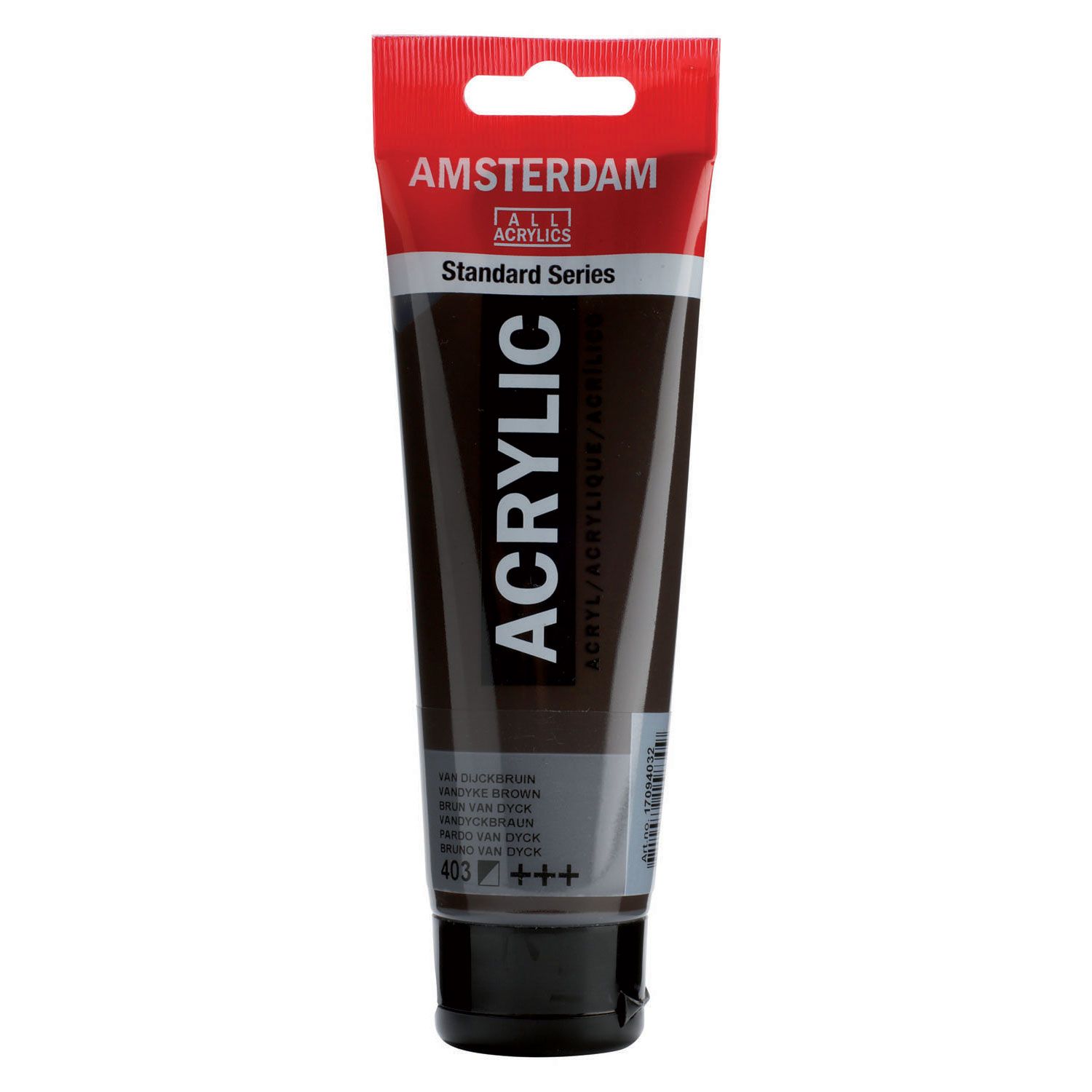 Amsterdam Standard Acrylic Paint Tube - Van Dijck Brown - 120 ml