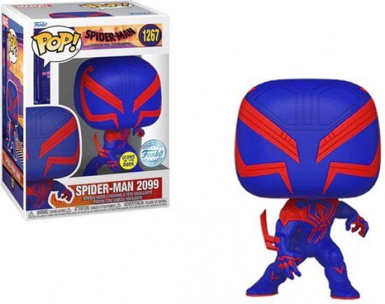 Funko POP! Marvel: Spider-Man Across the Spider-Verse - Spider-Man 2099 (GITD) #1267 (Exclusive)