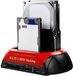 Orbit Electronic All-in-One HDD Docking Station + Kaartlezer - Docking Station Laptop/Desktop - Harde Schijf - USB 2.0 HDD/SSD 2.5/3.5 - IDE/Sata/eSATA - Rood