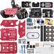 Arduino Robot auto bouwpakket - UNO R3 - Ultrasone sensor en line tracking - Rood