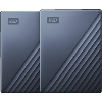 Western Digital WD My Passport for Mac 5TB Type C Blue - Duo Pack