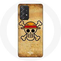 Maniacase Hoesje voor Samsung Galaxy A52 Manga One Piece Death's Head