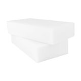 D.RECT - 2 stuks XXL vuilgum, melaninespons, wonderspons, afmetingen: 11,8 x 6 cm, wit