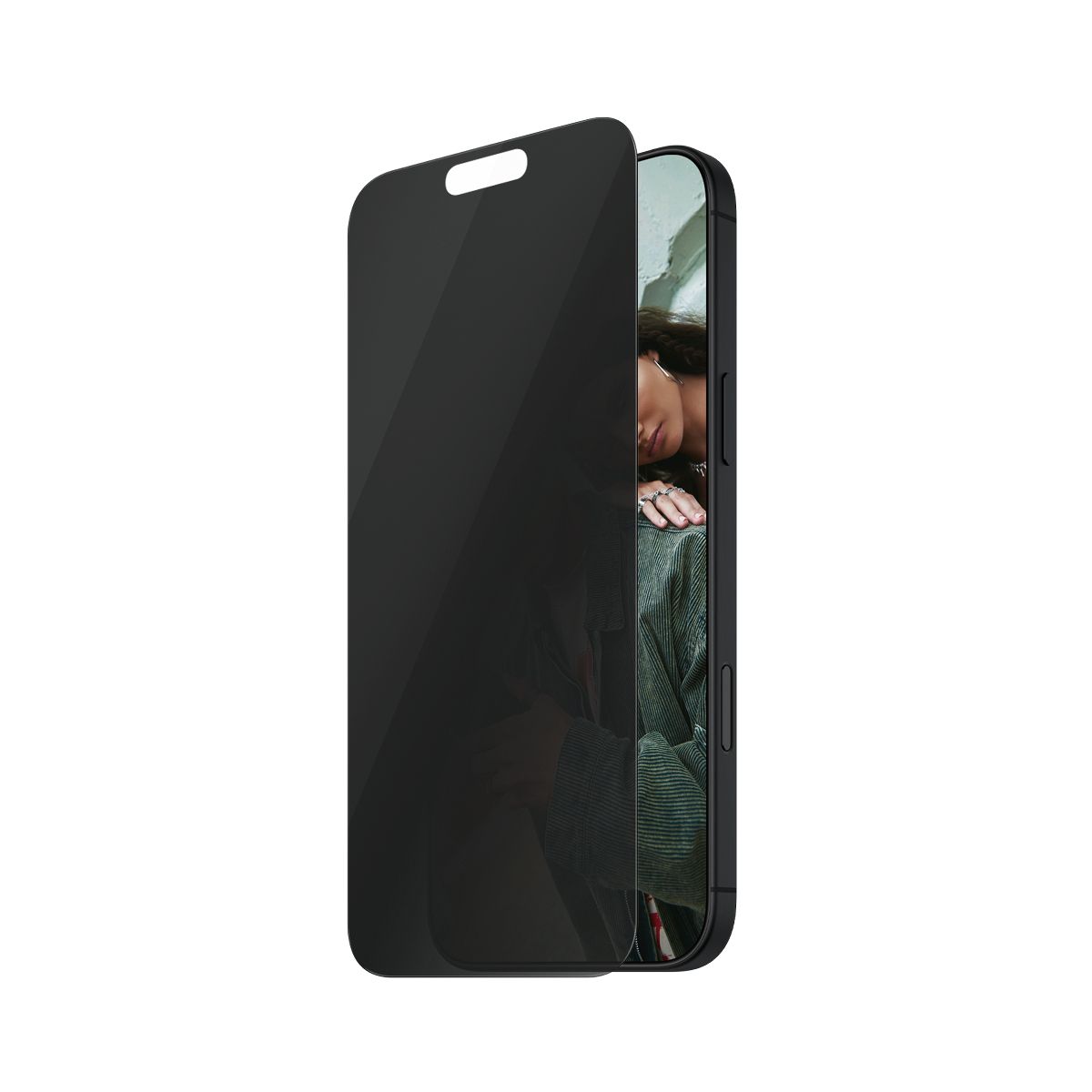 PanzerGlass SAFE by PanzerGlass Privacy Screenprotector Ultra Wide Fit met applicator geschikt voor Apple iPhone 16 Pro