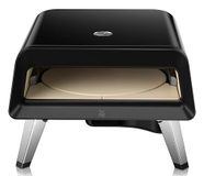 WMF Pizzaiolo Pro pizzaoven, baktemperatuur boven 450 °C, grote pizzasteen (Ø 40 cm), automatisch draaimechanisme, geïntegreerde temperatuurbewaking voor optimale resultaten in 90 seconden