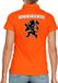 Bellatio Decorations Shoppartners Bv Scheidsrechter Holland supporter poloshirt - dames - oranje met leeuw - Nederland fan / EK / WK polo shirt / kleding XS