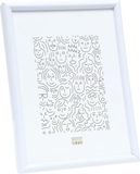 Deknudt Frames Fotolijst - Smal wit kunststof - S011S1 - Fotomaat: 20x25 cm
