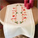 Vervaco Loper kit Kerst Kerstmotiefjes PN-0158094 Borduren Borduurpakket Volwassenen Kind