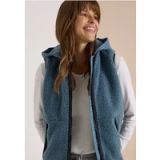 Gilet teddy avec capuche amovible