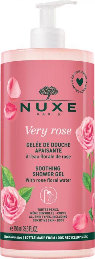 Nuxe Very Rose Gel&#233;e de Douche Apaisante 750 ml