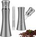 AronYada Wdt Tool Espresso Naald, 8 x 0,4 mm Koffieverdeler voor Barista, Extra 8 Inox 304 Espresso Naalden ter vervanging, Behuizing van Aluminiumlegering (grijs)