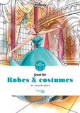 Robes Hachette Disney Grand Bloc Disney Robes & Costumes 45 coloriages - Kleurboek voor volwassenen