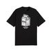PUMA Shirt zwart / wit