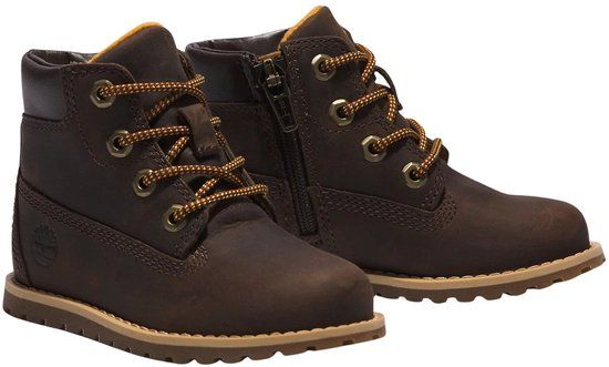 Timberland Pokey Pine 6inch Boots Junior Bruin Leer Unisex Kinderen