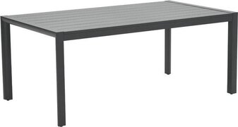 Garden Impressions Gosford tuintafel - 180 x 100 - aluminium - carbon black