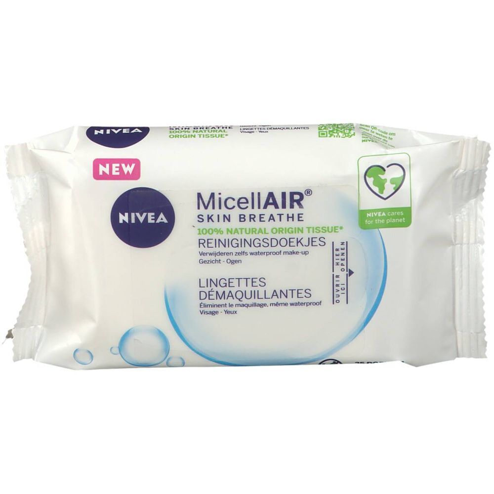 Nivea 3-in-1 Micellair Doekjes - 25 stuks - Reinigingsdoekjes