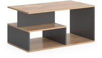 Vicco Hasso Salontafel – 90 x 49.4 cm Eik goud/antraciet