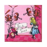 Talking Tables Alice in Wonderland papieren wegwerpservetten, 20 stuks, snackbenodigdheden, verjaardag, babyshower, decoupage, recyclebaar thuis