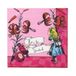 Talking Tables Alice in Wonderland papieren wegwerpservetten, 20 stuks, snackbenodigdheden, verjaardag, babyshower, decoupage, recyclebaar thuis