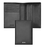 HUGO BOSS Leren Kaarthoes Classic Smooth Card Case Black Zwart