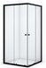Maxaro Ruby Allure Douchecabine - 90x90cm - Mat Zwart - Helder Glas - Schuifdeur - Vierkant