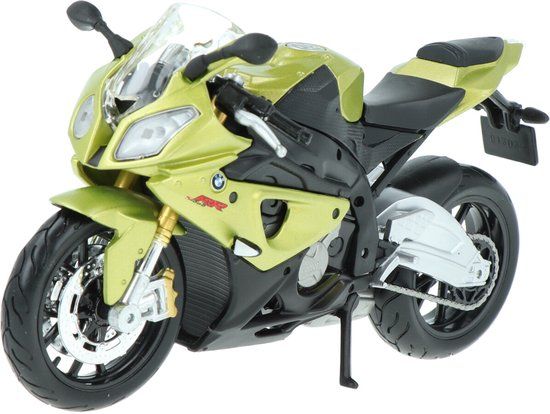 Maisto BMW S1000RR 1:12 Motorfiets - Groen / Zwart