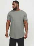 Jack & Jones Plus T-shirt met ronde hals en korte mouwen voor heren, effen, Sedona Sage, 7XL