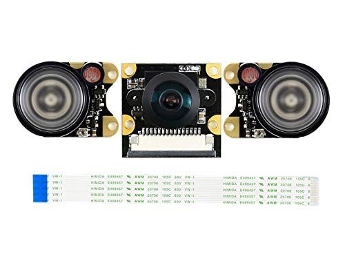 Waveshare IMX219-160IR Camera - 8 Megapixels - Infrared Night Vision - 160° FOV - For AI Projects