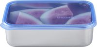U-Konserve Rechthoekige RVS Voedselcontainer met Siliconen Deksel - 1,35 L - Cosmic Blue
