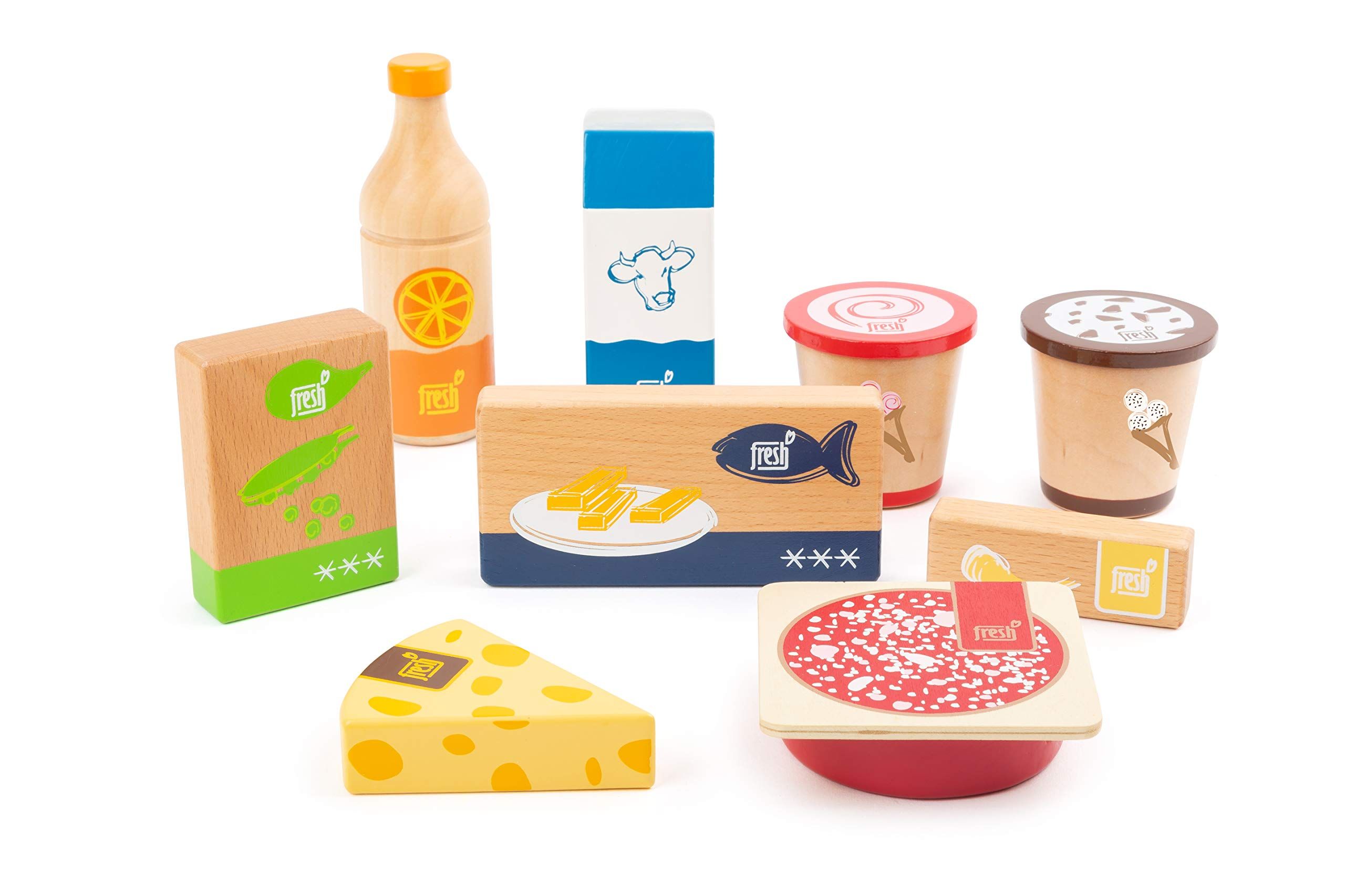 Small Foot Company Small Foot Speelgoedeten Diepvries Hout Junior 9-delig