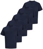Jack & Jones Heren t-shirt 5 pack Organic Relaxed