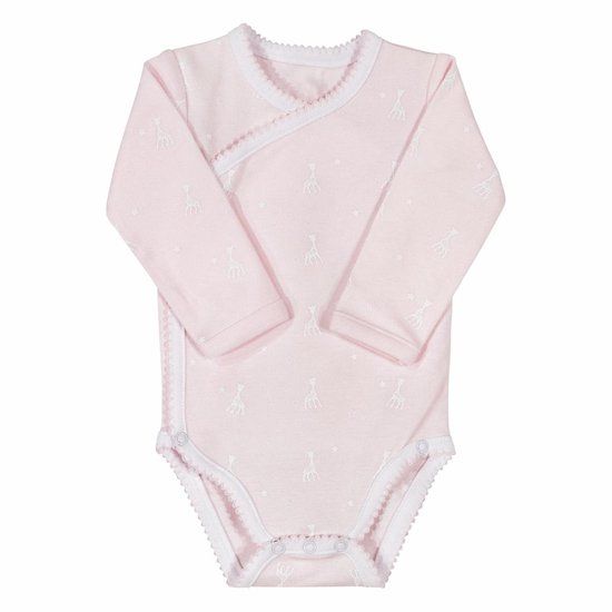 Sophie de giraf Overslag Romper - Roze - 3 Maanden - 60 cm