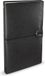 Peter Pauper Notitieboek - Voyager - Leder cover - Black - met koordsluiting - 12x20 cm