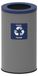 Alda Poubelle de recyclage Eko 75l - Bleu