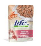 Life Cat Natural tonijn met garnalen, zak 70 g