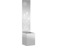 vidaXL Privacy Screen Fretwork Silver 32 x 32 x 150 cm
