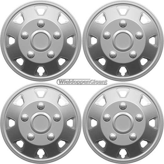 Wieldoppen ITAH 15-inch zilver - Set van 4