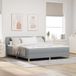 Prolenta Maison Exclusive - Boxspringbed met hoofdeinde, lichtgrijs, 180 x 200 cm, gestoffeerd