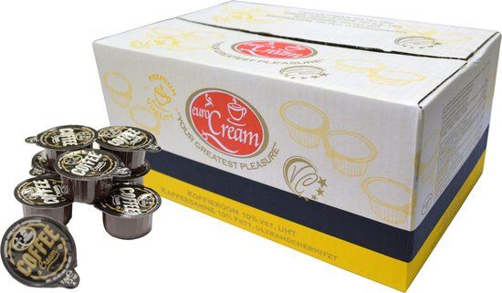 Euro Cream Melkcups 240 stuks - Koffieroom 10% - 240 x 7.5g