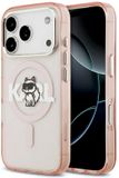 Karl Lagerfeld IML Choupette Sketch Logo MagSafe Hoesje voor iPhone 17 Pro Roze