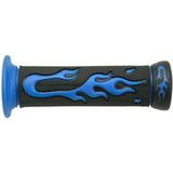 STR8 Poignées Flamme bleu / noir
