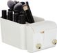 Merkloos Relaxdays make-up organizer - hangend - 4 vakken - zelfklevend - cosmetica - wattenschijfjeshouder