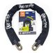 urban UR59K100 Anti-diefstalslot voor motorfiets, hoge veiligheid van gehard speciaal staal, 13,5 mm, solide mini-U 14 mm, voor motorfiets en elektrische fiets, 100 cm, zwart/geel