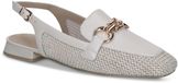 Caprice Ballerine 9-29410-46 Blanc Cuir/Textile Largeur G Taille 41
