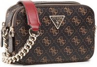GUESS Noelle Crossbody Camera Brown Bruine Schoudertas
