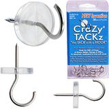 CraZy TACKz 36 kopspijkers - 2 in 1: pushpins haak