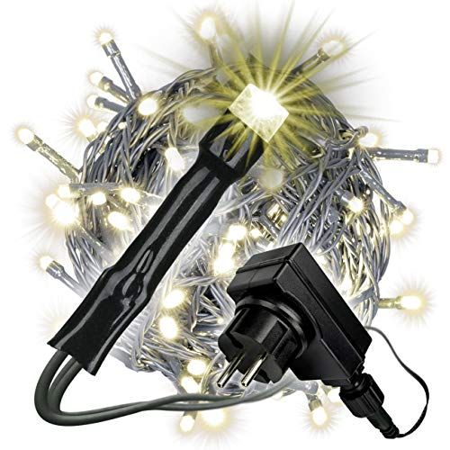 Nipach GmbH Lichtsnoer - 300 LED's - Warm Wit - 40 Meter - Groene Kabel - Timer - Binnen & Buiten